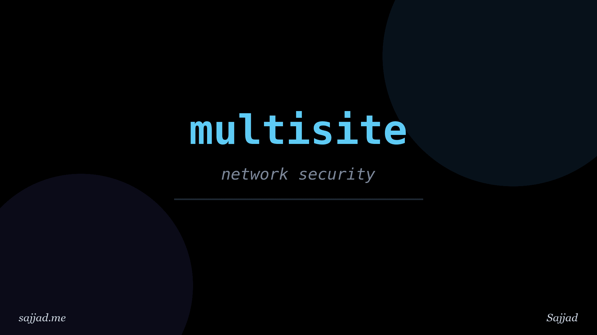 How to secure WordPress Multisite networks?