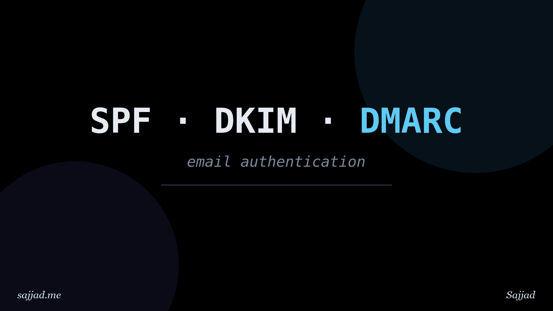What are SPF, DKIM and DMARC and how do you set them up?