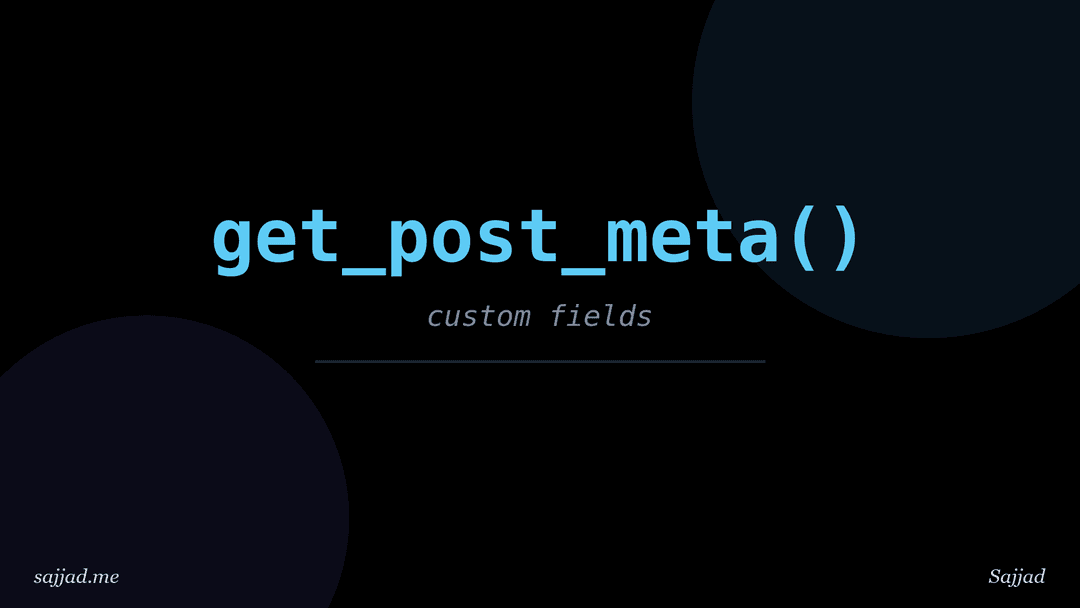 What are custom fields in WordPress and how to use them?