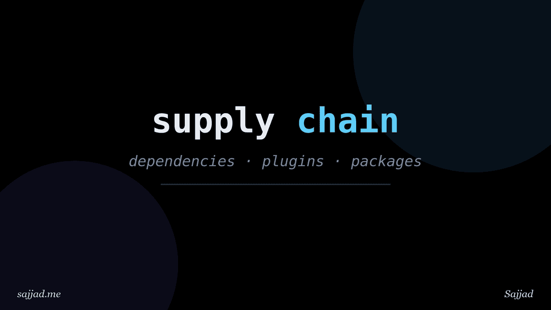 What is a supply chain attack on a website?