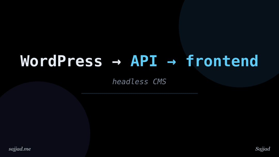 What is headless WordPress?
