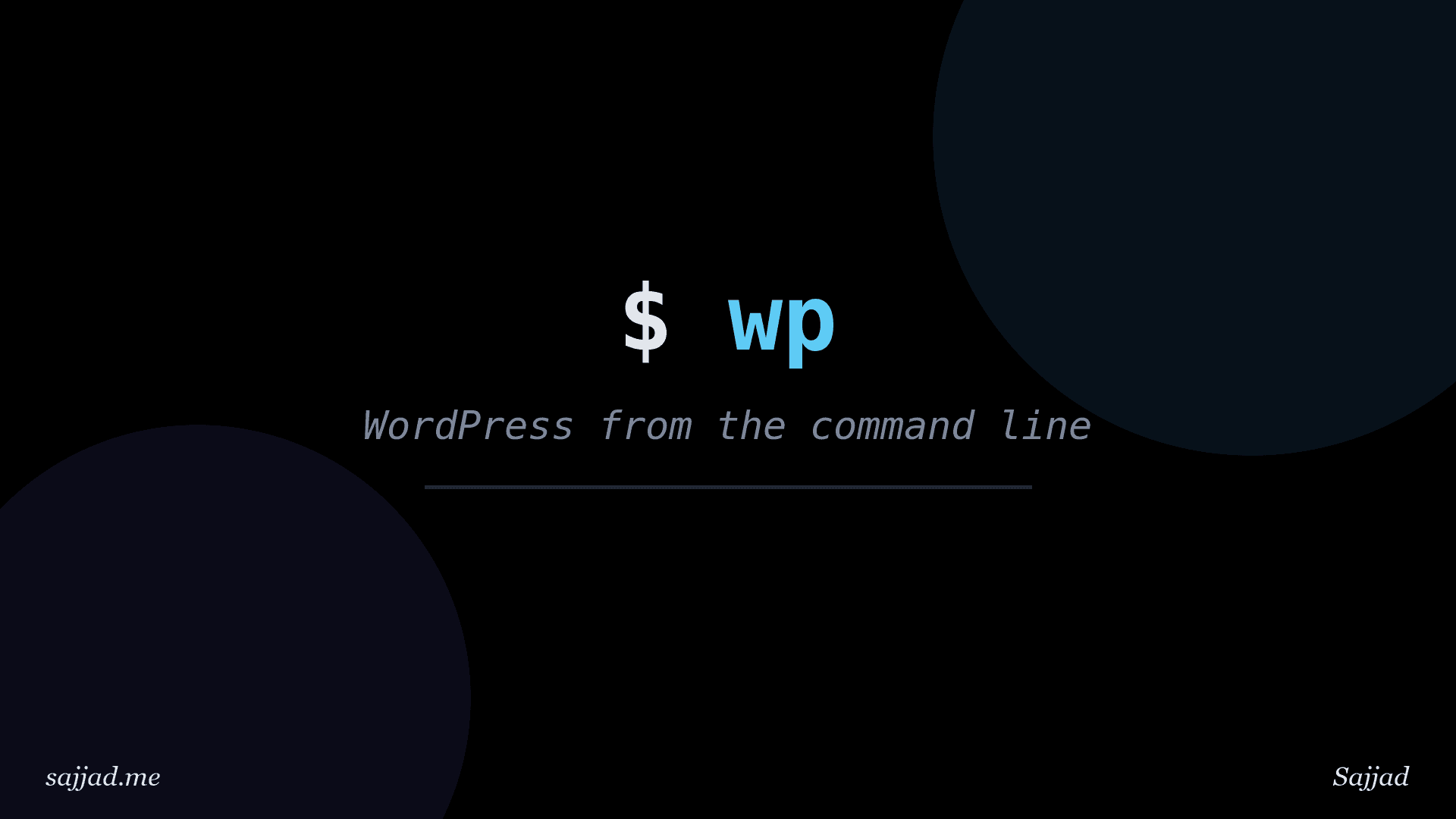 What is WP-CLI and how to use it?