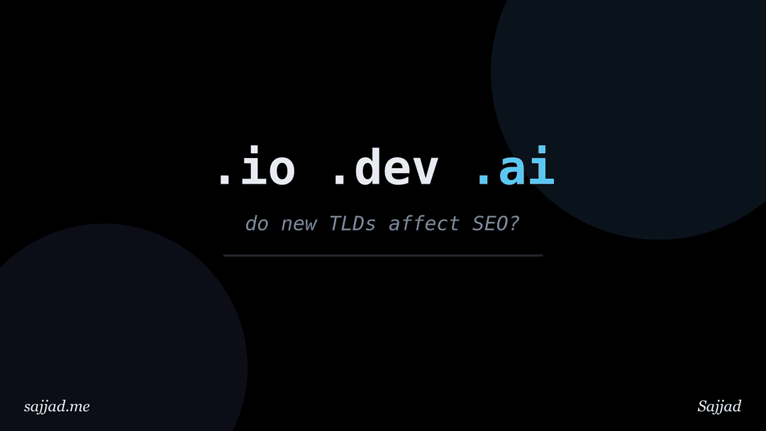 Do new domain extensions like .io, .dev, and .ai affect SEO?