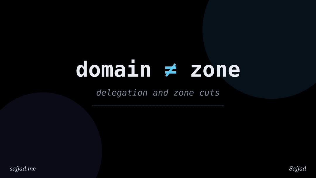 What is the difference between a domain and a DNS zone?