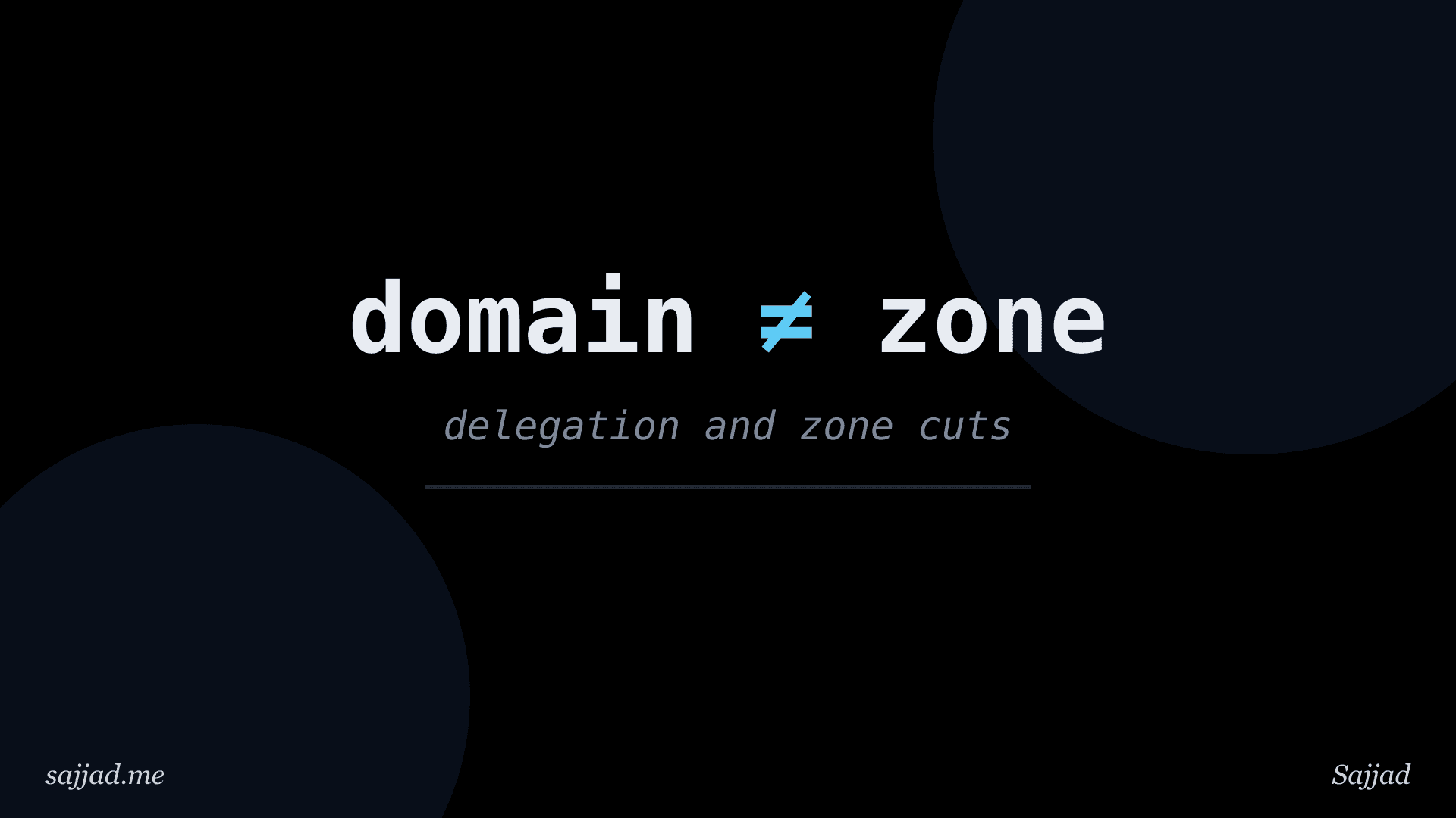 What is the difference between a domain and a DNS zone?