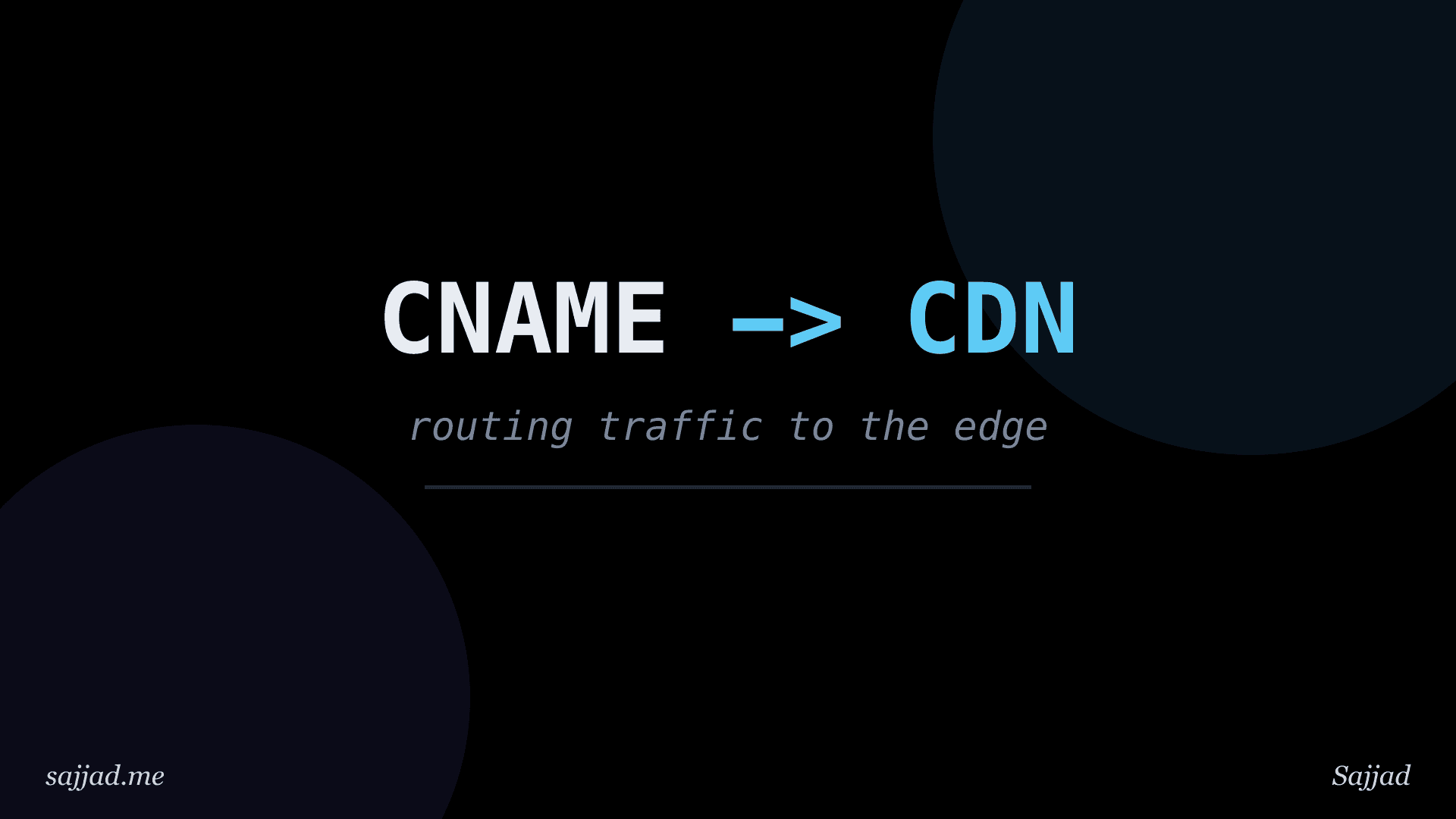 How do CDNs use DNS to route traffic?