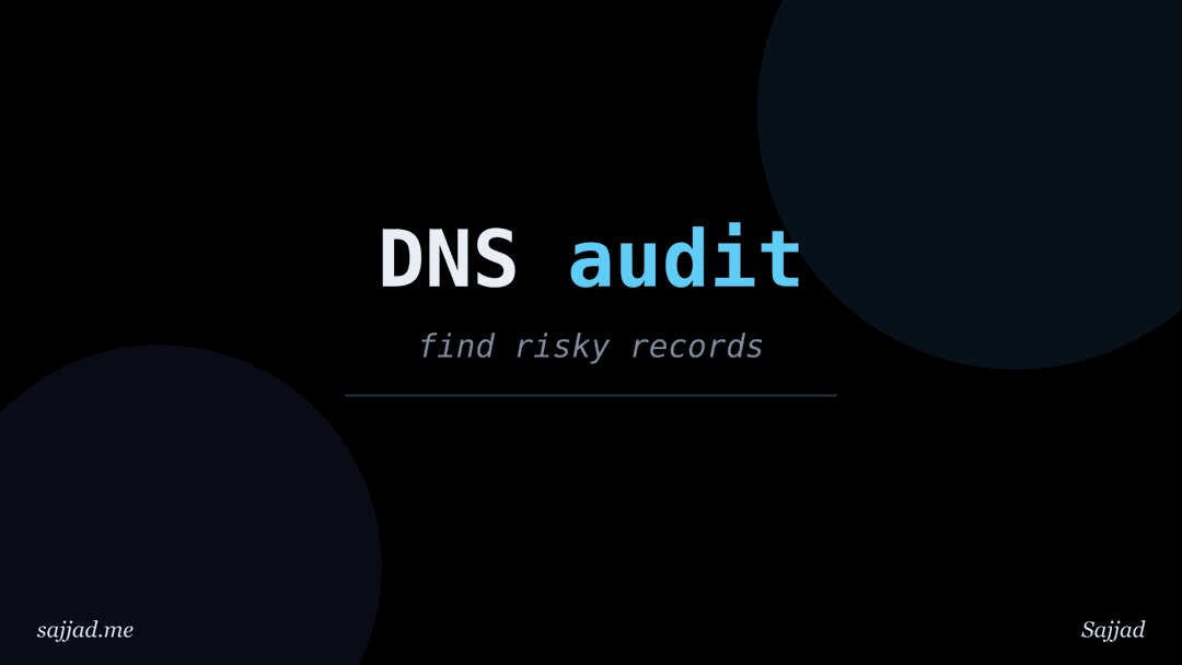 How to audit your DNS records for security risks?