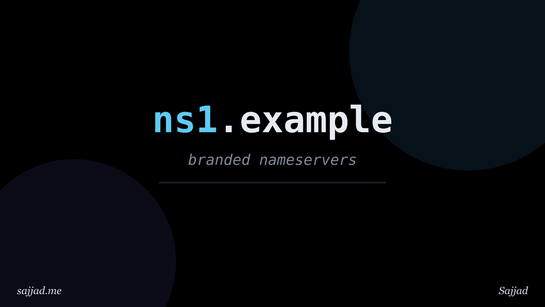 How to set up custom private nameservers for your domain?
