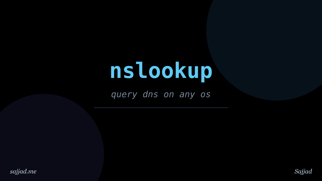 How to use nslookup on Windows, macOS and Linux?