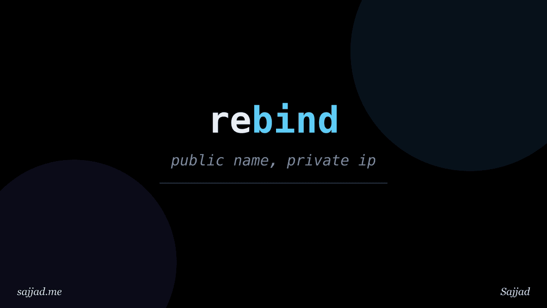 What is a DNS rebinding attack?