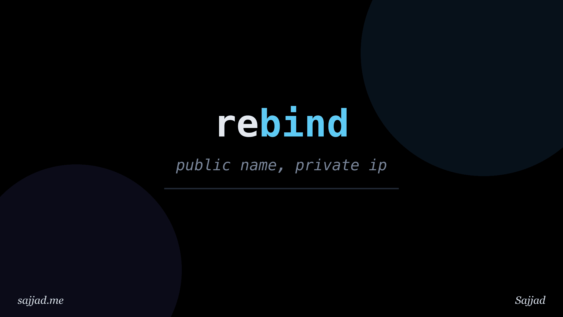 What is a DNS rebinding attack?