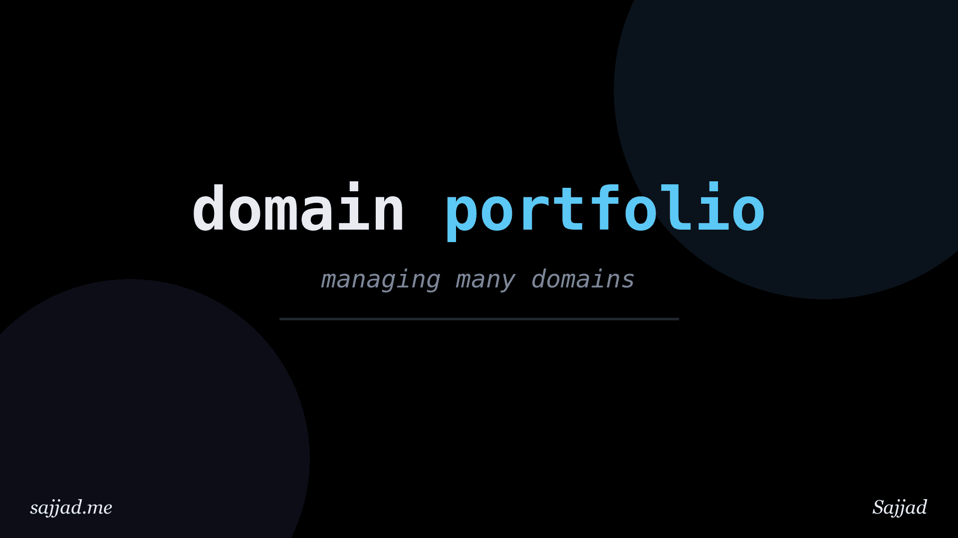 What is a domain portfolio and how to manage one?