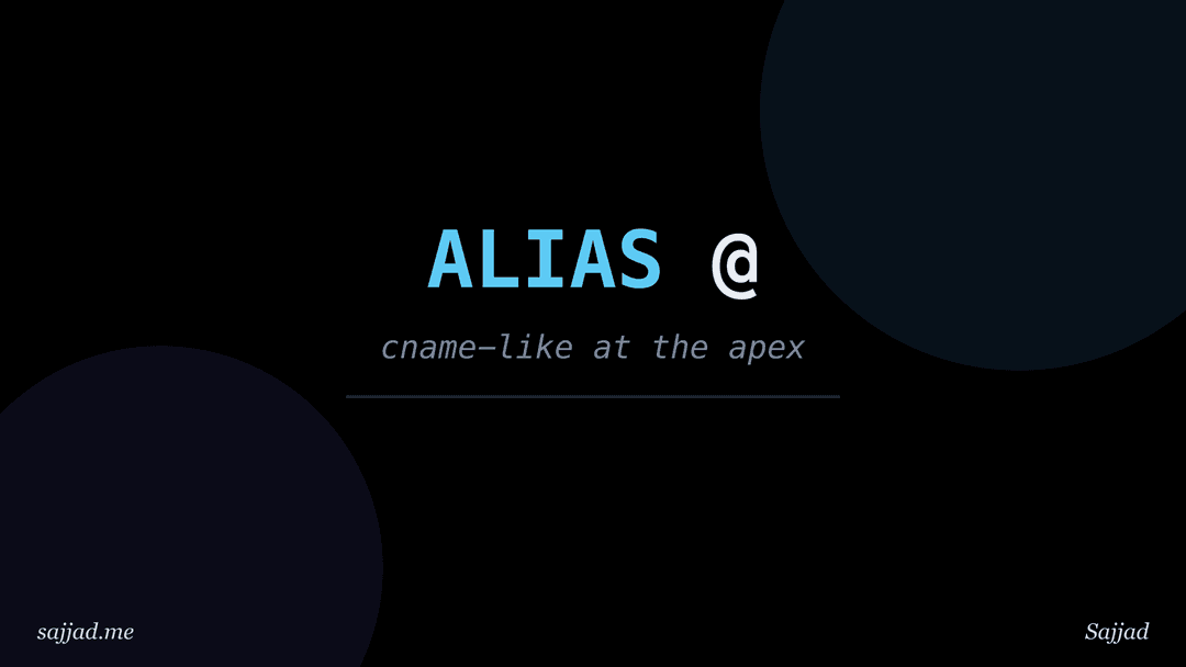 What is an ALIAS or ANAME record?
