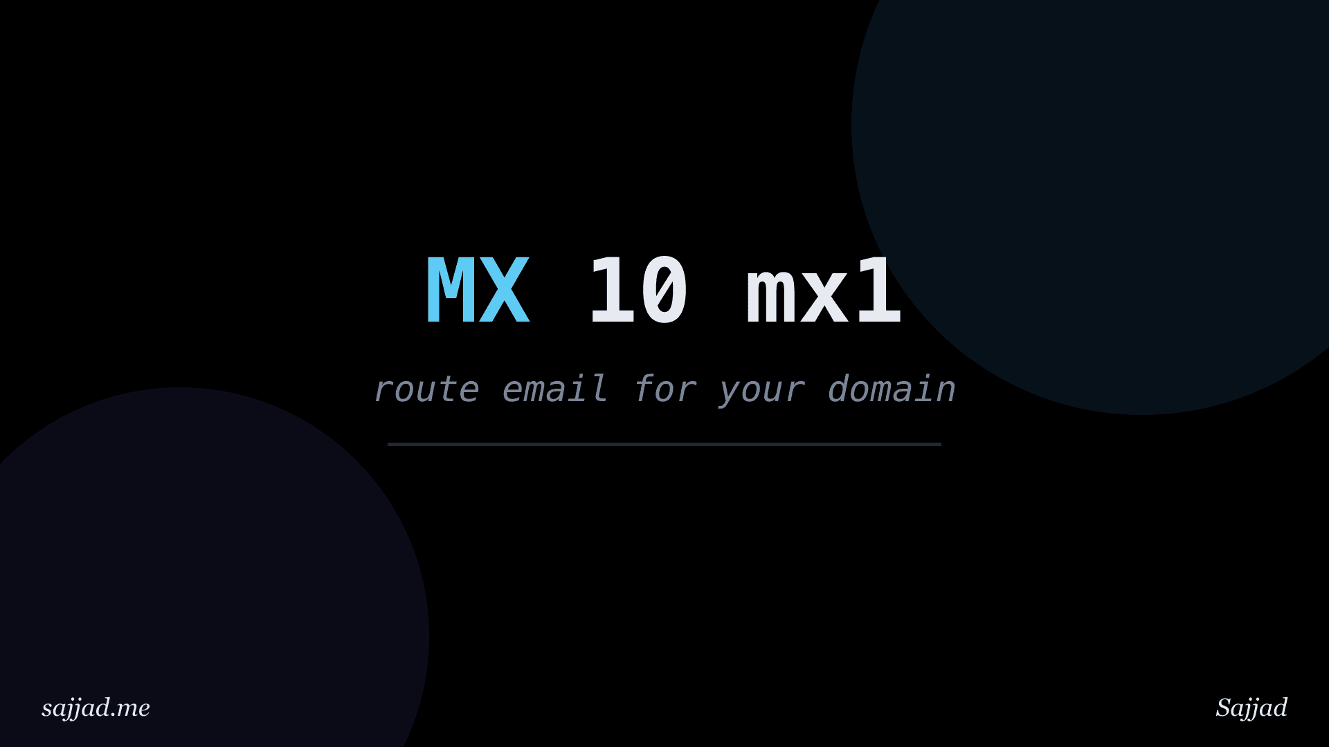 What is an MX record and how does email routing work?