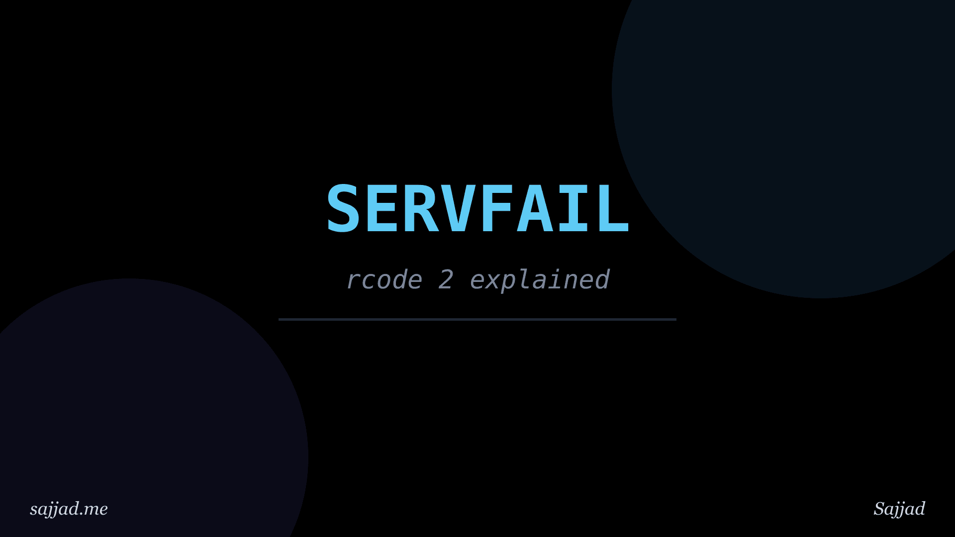 What does SERVFAIL mean and how do you fix it?