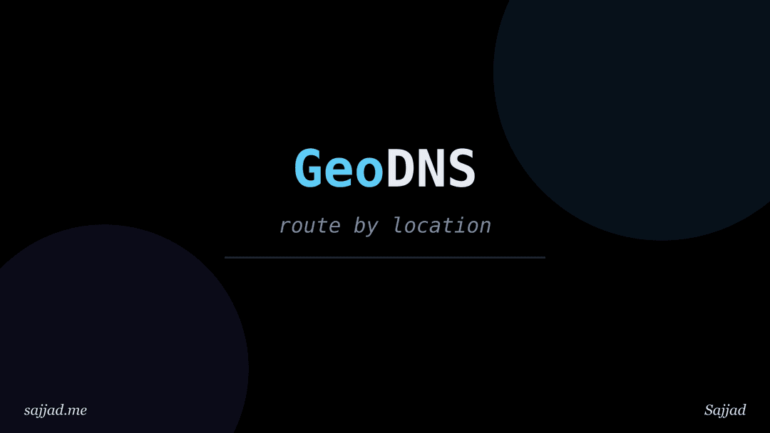 What is GeoDNS and how does location-based routing work?