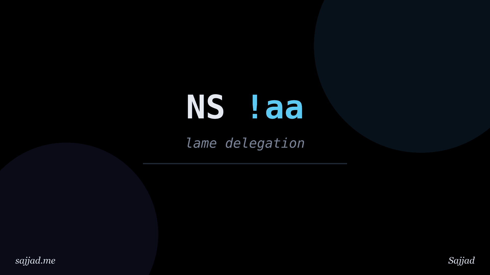 What is a lame delegation and how do you fix it?