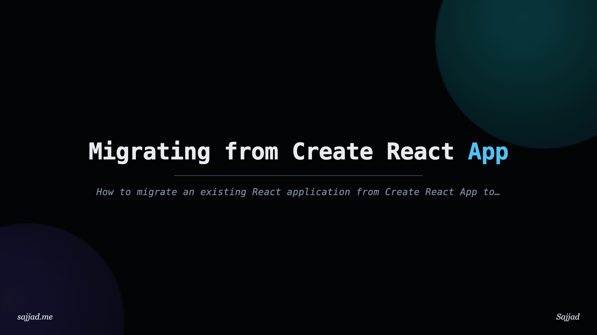 Next.js Migrating from Create React App
